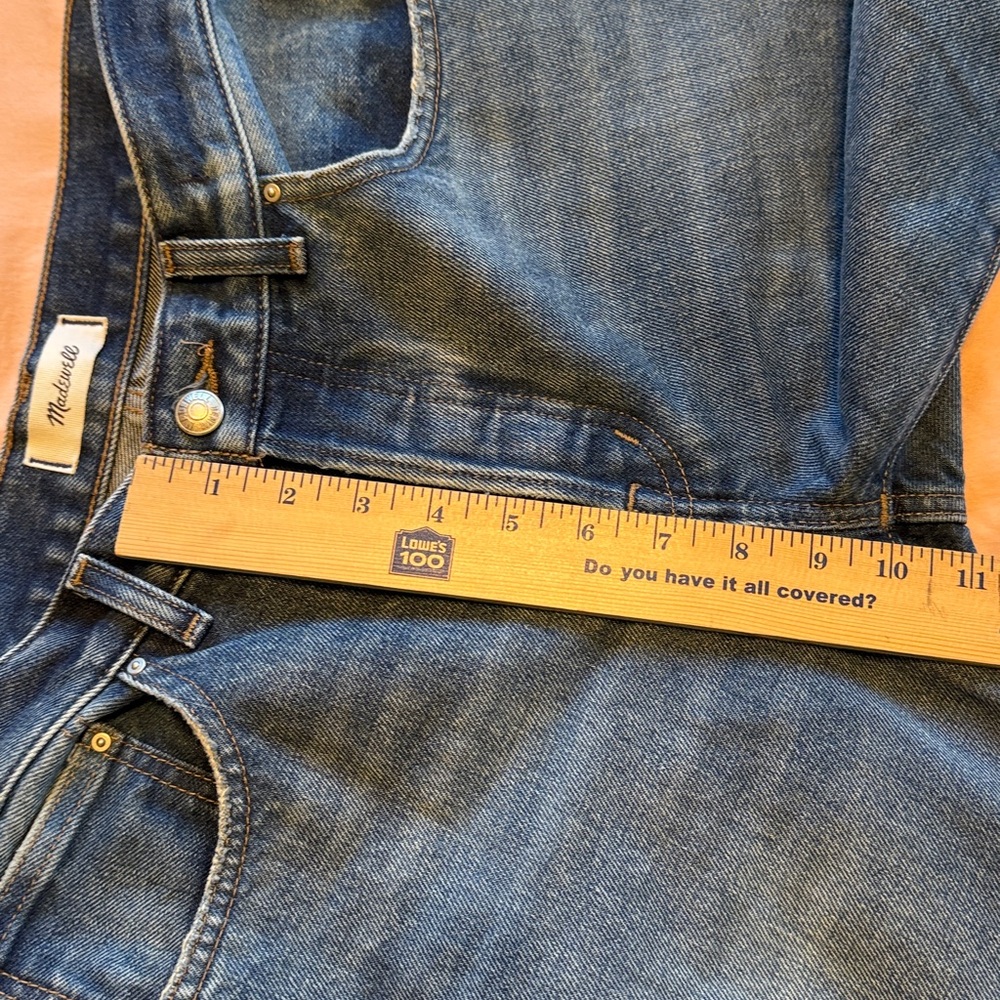 Madewell Petite Dean Easy Straight Jean - Picture 14 of 16